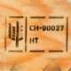 picture of a standard ISPM-15 marking on wood background