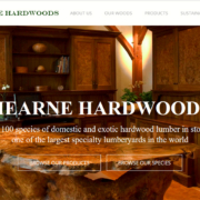 Hearne Hardwooods web homepage